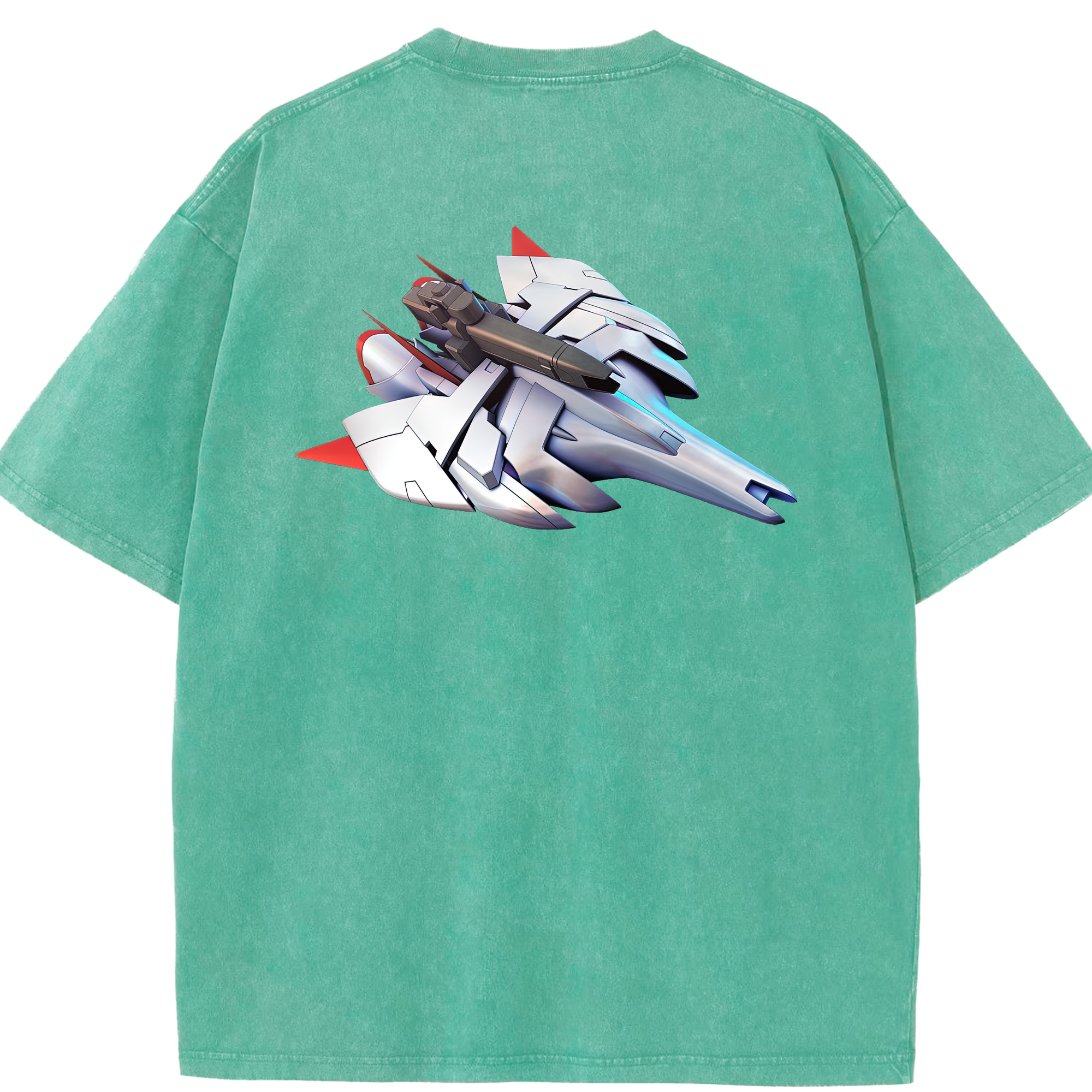 （画像用） 機動戦士ガンダム Mobile Suit Gundam 綿100% ヴィンテージ風 半袖Tシャツ（背面プリント）